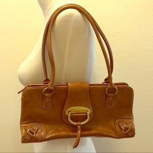 Gorgeous Faux Camel Leather Boutique Handbag